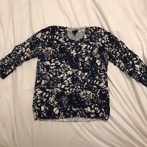 Floral button down cardigan/sweater